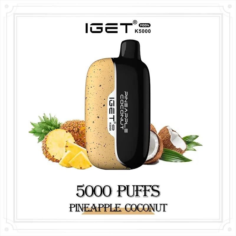 菠萝椰子-Pineapple-Coconut.jpg IGET Moon Pineapple Coconut Vape Australia - Image 1
