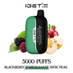 IGET MOON Blackberry Pomegranate Pear Vape Australia